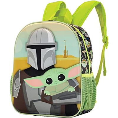 Star Wars KARACTERMANIA The Mandalorian Eyes, kleine 3D-rugzak, groen, 26 x 31 cm, inhoud 8,5 l, groen, eenheidsmaat, kleine 3D Eyes rugzak, Groen, Kleine 3D Eyes rugzak Star Wars KARACTERMANIA The Mandalorian Eyes, kleine 3D-rugzak, groen, 26 x 31 cm, inhoud 8,5 l, groen, eenheidsmaat, kleine 3D Eyes rugzak, Groen, Kleine 3D Eyes rugzak