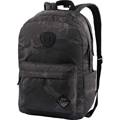 NITRO Urban Plus Rugzak, uniseks, Gesmede camouflage., Vintage stijl NITRO Urban Plus Rugzak, uniseks, Gesmede camouflage., Vintage stijl
