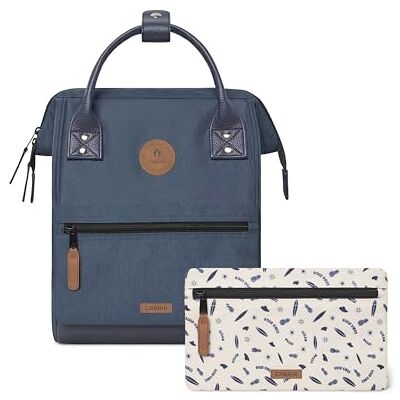 Cabaïa CABAIA Adventurer Port Antonio rugzak Mini 10 l waterafstotend laptopvak 10,5 inch 2 vakken veganistisch gecertificeerd reistas, zakelijk, school voor dames en heren blauw Cabaïa CABAIA Adventurer Port Antonio rugzak Mini 10 l waterafstotend laptopvak 10,5 inch 2 vakken veganistisch gecertificeerd reistas, zakelijk, school voor dames en heren blauw