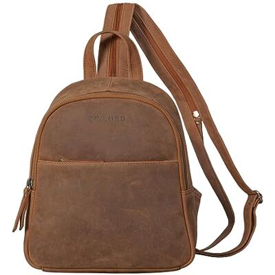 STILORD "Rey" Borsttas voor dames, leer, vintage, slingtas, rugzak, 2-in-1, kleine cross-handtas, voor dames, reistas, echt leer, kleur: zwart, Tarragona Bruin, S, Dagrugzak STILORD "Rey" Borsttas voor dames, leer, vintage, slingtas, rugzak, 2-in-1, kleine cross-handtas, voor dames, reistas, echt leer, kleur: zwart, Tarragona Bruin, S, Dagrugzak