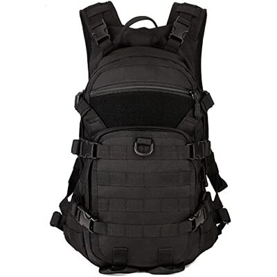 Eysee Waterbestendige nylon rugzak voor dames en heren, 25 liter, zwart. Eysee Waterbestendige nylon rugzak voor dames en heren, 25 liter, zwart.