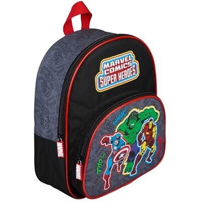 Undercover Kinderrugzak met voorvak voor kleuterschool, vrije tijd en reizen voor kinderen vanaf 4 jaar, Avengers ca. 30,5x25,5x10 cm Undercover Kinderrugzak met voorvak voor kleuterschool, vrije tijd en reizen voor kinderen vanaf 4 jaar, Avengers ca. 30,5x25,5x10 cm