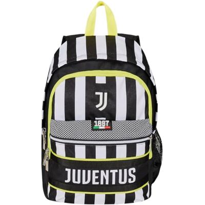 Seven F.C. Juventus Football uitbreidbare schoolrugzak WIN IS THE RULE, wit zwart rugzak met dubbel vak afneembaar met ritssluiting en met flessenhouder, kinderrugzak,, Meerkleurig, Rugzak Seven F.C. Juventus Football uitbreidbare schoolrugzak WIN IS THE RULE, wit zwart rugzak met dubbel vak afneembaar met ritssluiting en met flessenhouder, kinderrugzak,, Meerkleurig, Rugzak