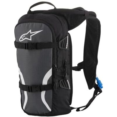 Alpinestars Iguana Drinkrugzak voor wandelen, fietsen, motorrijden, hydratatie, kleine rugzak voor dames en heren, zwart Alpinestars Iguana Drinkrugzak voor wandelen, fietsen, motorrijden, hydratatie, kleine rugzak voor dames en heren, zwart