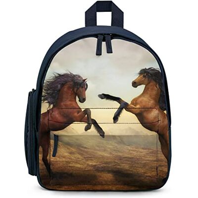 LafalPer Eenvoudige schoolrugzak voor kleuterschool basisschool casual dagrugzak wandelen klein licht vintage kaart, Color20, Blauw LafalPer Eenvoudige schoolrugzak voor kleuterschool basisschool casual dagrugzak wandelen klein licht vintage kaart, Color20, Blauw