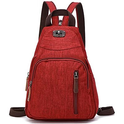 FANDARE Retro Borsttas Schouderriem Schoudertas voor Mannen Vrouwen Schakelaar Universiteit School Reizen Daypacks van Duurzaam Polyester FANDARE Retro Borsttas Schouderriem Schoudertas voor Mannen Vrouwen Schakelaar Universiteit School Reizen Daypacks van Duurzaam Polyester