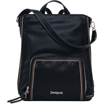 Desigual Back_trama Pretoria Rugzak voor dames, zwart., Eén maat, Back_trama Pretoria Desigual Back_trama Pretoria Rugzak voor dames, zwart., Eén maat, Back_trama Pretoria