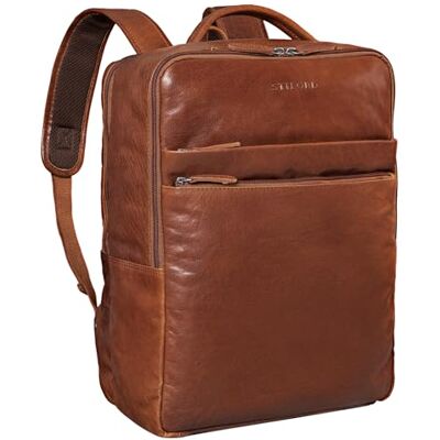 STILORD "Brooklyn" Grote rugzak, vintage, leer, laptoprugzak, 15,6 inch, studentenrugzak, zakelijke tas, bureautas, XL, echt leer, kleur: zwart, Maraska Bruin, XL, Dagrugzak STILORD "Brooklyn" Grote rugzak, vintage, leer, laptoprugzak, 15,6 inch, studentenrugzak, zakelijke tas, bureautas, XL, echt leer, kleur: zwart, Maraska Bruin, XL, Dagrugzak