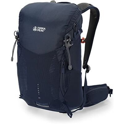 Terra Peak ® Premium Hiking Bag 20L, 30L, 40L (AIRANT) for Women & Men with back ventilation, hydration system & rain cover Travel Daypack with breathable & unique back ventilation (ergonomic) Terra Peak ® Premium Hiking Bag 20L, 30L, 40L (AIRANT) for Women & Men with back ventilation, hydration system & rain cover Travel Daypack with breathable & unique back ventilation (ergonomic)