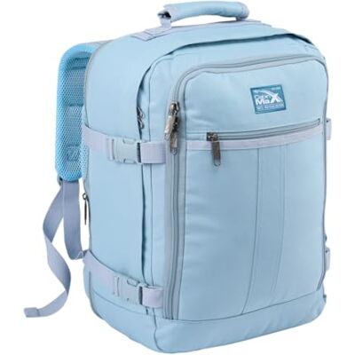 Cabin Max Metz Reisrugzak, 55 x 40 x 20 cm, handbagage, vliegtuig, rugzak (handbagage 55 x 40 x 20 cm, gerecycled polyester, 44 liter), esp blauw Cabin Max Metz Reisrugzak, 55 x 40 x 20 cm, handbagage, vliegtuig, rugzak (handbagage 55 x 40 x 20 cm, gerecycled polyester, 44 liter), esp blauw