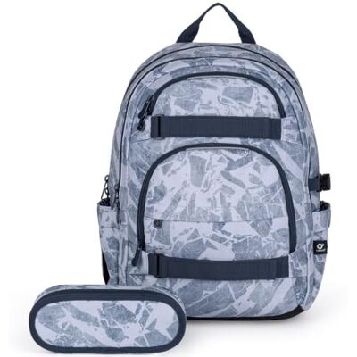 TOPGAL Sac à dos d'école VIKI à partir de la 5ème classe, ergonomique avec panneau arrière en mousse pressée, imperméable et léger, cartable d'école 25 l avec sangle de poitrine, sac à dos étudiant TOPGAL Sac à dos d'école VIKI à partir de la 5ème classe, ergonomique avec panneau arrière en mousse pressée, imperméable et léger, cartable d'école 25 l avec sangle de poitrine, sac à dos étudiant
