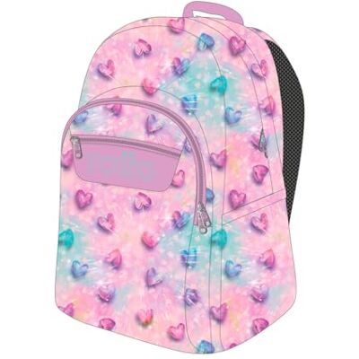 Totto Sac à dos scolaire adaptable au chariot, modèle aquarelle, capacité 20 L, poche pour PC 14", 2 poches pour bouteille, dos ergonomique avec flux d'air, bretelles confortables en S Totto Sac à dos scolaire adaptable au chariot, modèle aquarelle, capacité 20 L, poche pour PC 14", 2 poches pour bouteille, dos ergonomique avec flux d'air, bretelles confortables en S