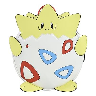 Funko Loungefly Pokemon Togepi Mini-rugzak, schattige verzameltas, cadeau-idee, officiële producten, voor jongens, meisjes, mannen en vrouwen, anime-fans Funko Loungefly Pokemon Togepi Mini-rugzak, schattige verzameltas, cadeau-idee, officiële producten, voor jongens, meisjes, mannen en vrouwen, anime-fans