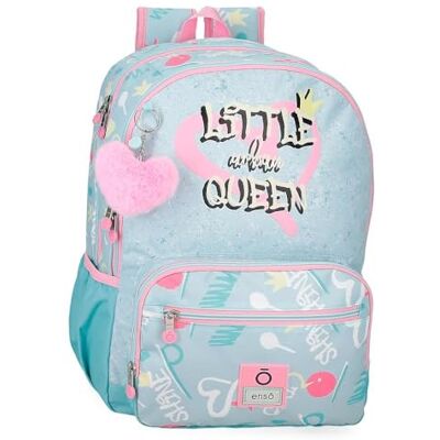 Enso Little Urban Queen schoolrugzak, blauw, 32 x 44 x 17 cm, polyester, blauw, 32 x 44 x 17 cm, schoolrugzak, Blauw, schoolrugzak Enso Little Urban Queen schoolrugzak, blauw, 32 x 44 x 17 cm, polyester, blauw, 32 x 44 x 17 cm, schoolrugzak, Blauw, schoolrugzak