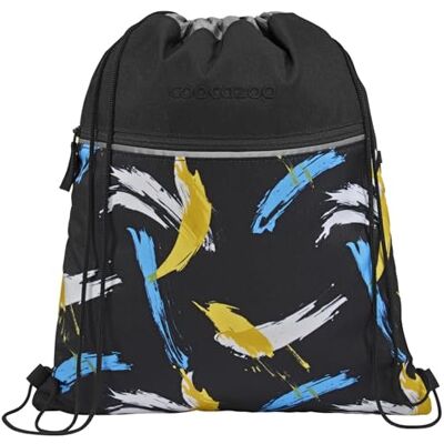Coocazoo Gymtas met ritsvak en trekkoord, reflecterende elementen, lussen voor bevestiging aan de schoolrugzak, 10 liter, vanaf de 3e klas, Crazy Artnight, Gymtas Coocazoo Gymtas met ritsvak en trekkoord, reflecterende elementen, lussen voor bevestiging aan de schoolrugzak, 10 liter, vanaf de 3e klas, Crazy Artnight, Gymtas
