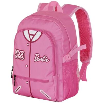 KARACTERMANIA Barbie Varsity-Fan Fight 2.2 rugzak, roze, 31 x 44 cm, inhoud 24 l, roze, eenheidsmaat, FAN Fight 2.2 Varsity rugzak, Roze, FAN Fight 2.2 Varsity rugzak KARACTERMANIA Barbie Varsity-Fan Fight 2.2 rugzak, roze, 31 x 44 cm, inhoud 24 l, roze, eenheidsmaat, FAN Fight 2.2 Varsity rugzak, Roze, FAN Fight 2.2 Varsity rugzak