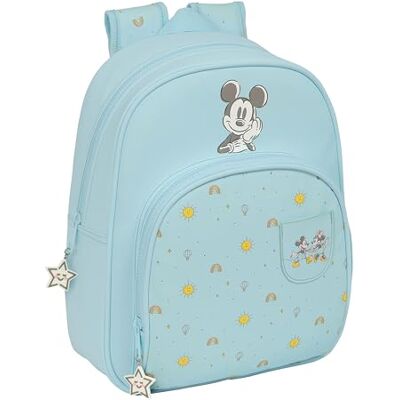 safta Mickey Mouse Baby Kinderrugzak, ideaal voor kinderen van verschillende leeftijden, comfortabel en veelzijdig, kwaliteit en sterkte, 28 x 10 x 34 cm, lichtblauw, lichtblauw, Lichtblauw, safta Mickey Mouse Baby Kinderrugzak, ideaal voor kinderen van verschillende leeftijden, comfortabel en veelzijdig, kwaliteit en sterkte, 28 x 10 x 34 cm, lichtblauw, lichtblauw, Lichtblauw,