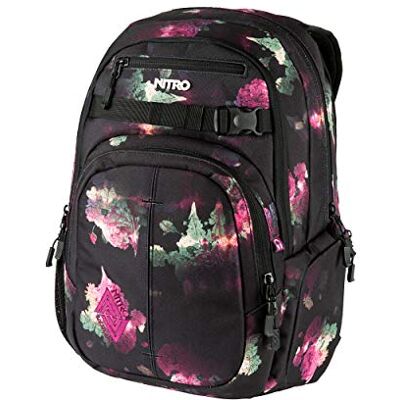 NITRO Chase laptoprugzak voor 51 cm (17 inch), Black Rose, 35L, Tas NITRO Chase laptoprugzak voor 51 cm (17 inch), Black Rose, 35L, Tas