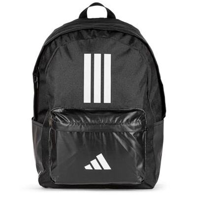 Adidas Mixte CLASSIC THREE STRIPES BACKPACK BACK TO SCHOOL, Black/White, One Size Adidas Mixte CLASSIC THREE STRIPES BACKPACK BACK TO SCHOOL, Black/White, One Size