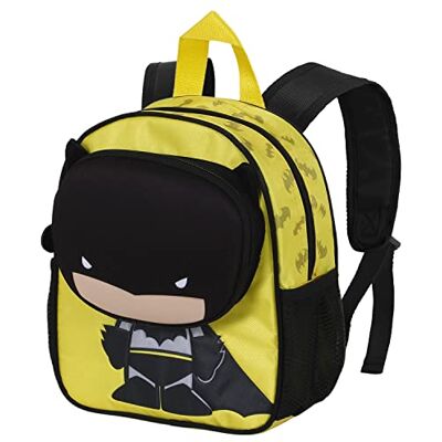 KARACTERMANIA Batman Bobblehead Pocket rugzak, geel, 22 x 28 cm, inhoud 6 l, geel, één maat, Bobblehead-rugzak KARACTERMANIA Batman Bobblehead Pocket rugzak, geel, 22 x 28 cm, inhoud 6 l, geel, één maat, Bobblehead-rugzak