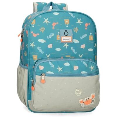 Enso Mr Crab schoolrugzak geschikt voor trolley blauw 30 x 38 x 12 cm polyester 13,68 l, blauw, schoolrugzak geschikt voor trolley, Blauw, Schoolrugzak aanpasbaar aan trolley Enso Mr Crab schoolrugzak geschikt voor trolley blauw 30 x 38 x 12 cm polyester 13,68 l, blauw, schoolrugzak geschikt voor trolley, Blauw, Schoolrugzak aanpasbaar aan trolley