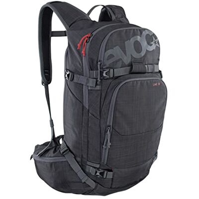 EVOC LINE 30 All Mountain rugzak (gemakkelijk toegankelijk hoofdvak, BODDY HUGGING), carbon grijs gemêleerd EVOC LINE 30 All Mountain rugzak (gemakkelijk toegankelijk hoofdvak, BODDY HUGGING), carbon grijs gemêleerd
