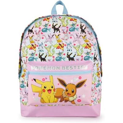 Pokémon Roze glitterschoolrugzak voor meisjes Eevee Besties motief met Pikachu Droomtas voor eindeloos plezier en schooldagen en daarna Pokémon Roze glitterschoolrugzak voor meisjes Eevee Besties motief met Pikachu Droomtas voor eindeloos plezier en schooldagen en daarna