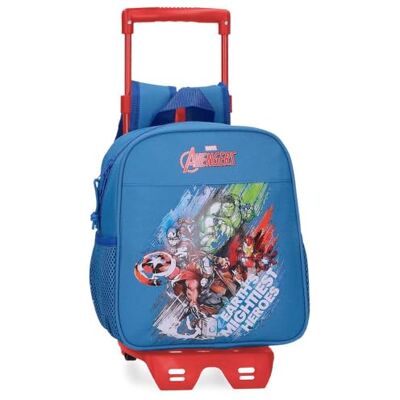 Marvel Joumma Avengers Heroes kleuterrugzak met trolley, blauw, 23 x 25 x 10 cm, polyester, 5,25 l, blauw, Talla única, kleuterrugzak met trolley, Blauw, Kleuterrugzak met trolley Marvel Joumma Avengers Heroes kleuterrugzak met trolley, blauw, 23 x 25 x 10 cm, polyester, 5,25 l, blauw, Talla única, kleuterrugzak met trolley, Blauw, Kleuterrugzak met trolley