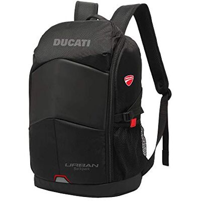 Ducati , Urban Fiets- en scooterrugzak, uniseks, zwart, eenheidsmaat Ducati , Urban Fiets- en scooterrugzak, uniseks, zwart, eenheidsmaat