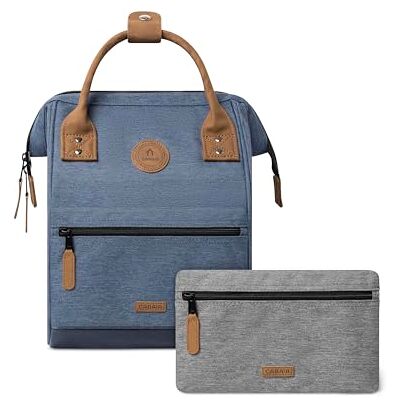 Cabaïa CABAIA Rugzak Adventurer Paris – medium 18 l – waterafstotend – laptopvak 13 inch – 2 vakken – veganistisch – reistas, zakelijk, school voor dames en heren – blauw Cabaïa CABAIA Rugzak Adventurer Paris – medium 18 l – waterafstotend – laptopvak 13 inch – 2 vakken – veganistisch – reistas, zakelijk, school voor dames en heren – blauw