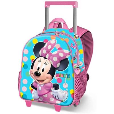 Disney Minnie Mouse Fancy-Small 3D-rugzak met wieltjes, blauw, 26 x 34 cm, inhoud 12,5 l, Minnie Mouse blauw, één maat, kleine 3D-rugzak Disney Minnie Mouse Fancy-Small 3D-rugzak met wieltjes, blauw, 26 x 34 cm, inhoud 12,5 l, Minnie Mouse blauw, één maat, kleine 3D-rugzak