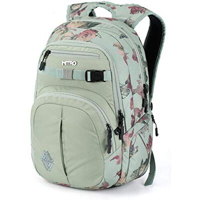 NITRO Chase Schoolrugzak met organizer, Dead Flower, 35 l, rugzak NITRO Chase Schoolrugzak met organizer, Dead Flower, 35 l, rugzak