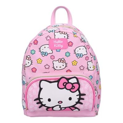 mybagstory Kinderrugzak met zijn favoriete held ideaal voor kleuterschool en schooluitstapjes verstelbare bandjes zeer robuust polyester afmetingen 26 x 22 x 11 cm, Hello Kitty Roze, Kind mybagstory Kinderrugzak met zijn favoriete held ideaal voor kleuterschool en schooluitstapjes verstelbare bandjes zeer robuust polyester afmetingen 26 x 22 x 11 cm, Hello Kitty Roze, Kind