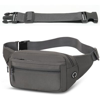 AIRCBC Verstelbare heuptas voor hardlopen, reizen, wandelen, vrouwen en mannen, grijs., Eén maat Sac banane pour voyage, randonnée, promenade du chien et activités de plein air AIRCBC Verstelbare heuptas voor hardlopen, reizen, wandelen, vrouwen en mannen, grijs., Eén maat Sac banane pour voyage, randonnée, promenade du chien et activités de plein air