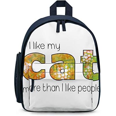 LafalPer Eenvoudige rugzak voor meisjes en jongens, kleine schooltassen voor kleuterschool, primair, licht, schooltas, kinderen, politiekat, Kleur 2, Blue LafalPer Eenvoudige rugzak voor meisjes en jongens, kleine schooltassen voor kleuterschool, primair, licht, schooltas, kinderen, politiekat, Kleur 2, Blue