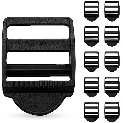 DOJA Barcelona Rugzak gesp, zwart. 38mm DOJA Barcelona Rugzak gesp, zwart. 38mm