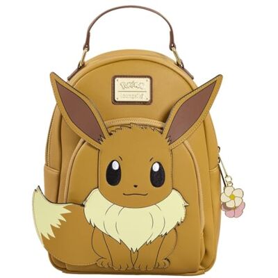 Funko Loungefly Pokemon Eevee Mini-rugzak, schattige verzameltas, cadeau-idee, officiële producten, voor jongens, meisjes, mannen en vrouwen, anime-fans Funko Loungefly Pokemon Eevee Mini-rugzak, schattige verzameltas, cadeau-idee, officiële producten, voor jongens, meisjes, mannen en vrouwen, anime-fans