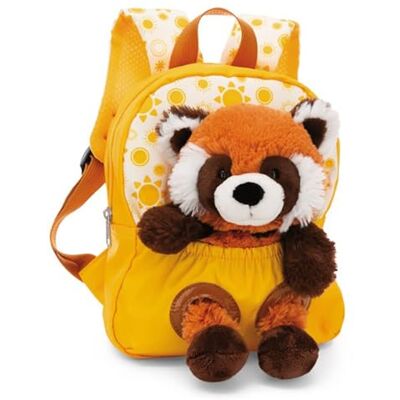 NICI Kinderrugzak 21 x 26 cm geel met pluche panda rood 25 cm zachte en pluizige kleuterschool schooltas met afneembaar pluche voor jongens en meisjes van 2 tot 5 jaar NICI Kinderrugzak 21 x 26 cm geel met pluche panda rood 25 cm zachte en pluizige kleuterschool schooltas met afneembaar pluche voor jongens en meisjes van 2 tot 5 jaar