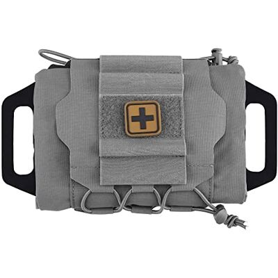 OAREA Tactische militaire tas MOLLE EHBO-kit Survival Outdoor Jacht Noodgeval Camping Wandelen Medisch (Kleur: BP-87-WG) OAREA Tactische militaire tas MOLLE EHBO-kit Survival Outdoor Jacht Noodgeval Camping Wandelen Medisch (Kleur: BP-87-WG)