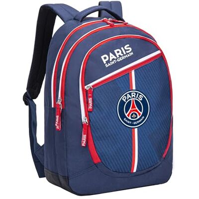 PSG Paris Saint-Germain schoolrugzak, officiële collectie, marineblauw, één maat, Navy Blauw PSG Paris Saint-Germain schoolrugzak, officiële collectie, marineblauw, één maat, Navy Blauw