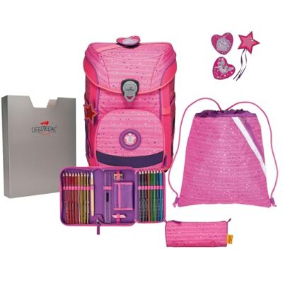 DerDieDas ErgoFlex Easy schooltassen, 950 g, 5 stuks, Snoep Roze, ErgoFlex Easy Set DerDieDas ErgoFlex Easy schooltassen, 950 g, 5 stuks, Snoep Roze, ErgoFlex Easy Set