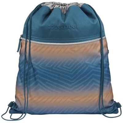 Coocazoo Gymtas met ritsvak en trekkoord, reflecterende elementen, lussen voor bevestiging aan de schoolrugzak, 10 liter, vanaf de 3e klas, Pacific Tribes, Gymtas Coocazoo Gymtas met ritsvak en trekkoord, reflecterende elementen, lussen voor bevestiging aan de schoolrugzak, 10 liter, vanaf de 3e klas, Pacific Tribes, Gymtas