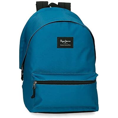 Pepe Jeans Aris Bagage Messenger Bag voor jongens (1 stuk), Aris Blauw, Eén maat, Dagrugzak Pepe Jeans Aris Bagage Messenger Bag voor jongens (1 stuk), Aris Blauw, Eén maat, Dagrugzak