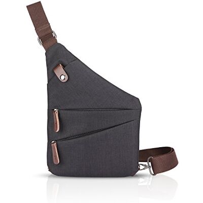 FANDARE Nieuwe Gesegmenteerde Borsttas Schoudertas Anti-diefstal Tas Man Vrouw Schoudertas Grote Sling Crossbody Bag voor Fietsen Camping Paardrijden Reizen Polyester, Zwart, L, Rugzak FANDARE Nieuwe Gesegmenteerde Borsttas Schoudertas Anti-diefstal Tas Man Vrouw Schoudertas Grote Sling Crossbody Bag voor Fietsen Camping Paardrijden Reizen Polyester, Zwart, L, Rugzak