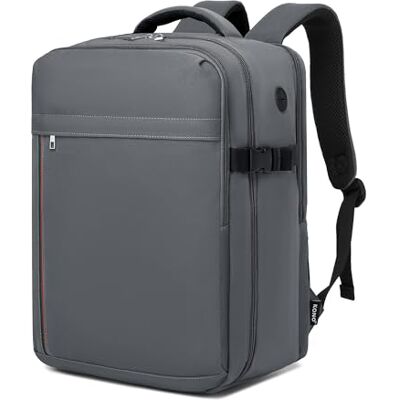 Kono Ryanair rugzak, handbagage vliegtuig reizen voor mannen en vrouwen, ideaal voor werk, school en reizen, grijs., Modieus Kono Ryanair rugzak, handbagage vliegtuig reizen voor mannen en vrouwen, ideaal voor werk, school en reizen, grijs., Modieus