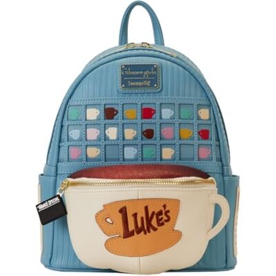 Loungefly Gilmore Lukes Diner Mini-rugzak voor meisjes, meerkleurig Loungefly Gilmore Lukes Diner Mini-rugzak voor meisjes, meerkleurig