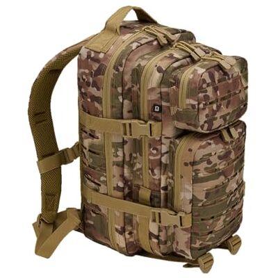 Brandit Us Cooper Lasercut Medium Backpack Rugzak, uniseks, 1 stuk, Tactische camouflage., Eén maat Eén maat Brandit Us Cooper Lasercut Medium Backpack Rugzak, uniseks, 1 stuk, Tactische camouflage., Eén maat Eén maat