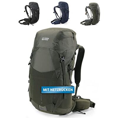 Terra Peak ® Premium Hiking Bag 20L, 30L, 40L (AIRANT) for Women & Men with back ventilation, hydration system & rain cover Travel Daypack with breathable & unique back ventilation (ergonomic) Terra Peak ® Premium Hiking Bag 20L, 30L, 40L (AIRANT) for Women & Men with back ventilation, hydration system & rain cover Travel Daypack with breathable & unique back ventilation (ergonomic)