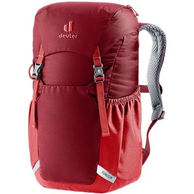 Deuter Junior Uniseks rugzak voor kinderen, Masala-Cherry, 18 l, minimalistisch Deuter Junior Uniseks rugzak voor kinderen, Masala-Cherry, 18 l, minimalistisch