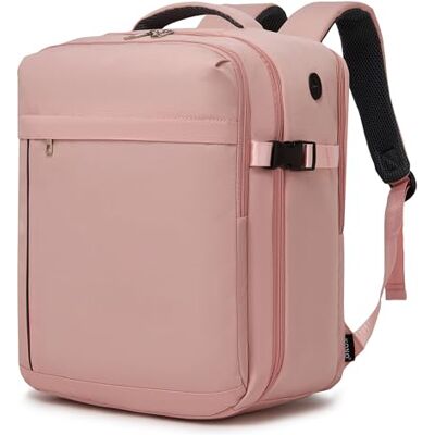 Kono Ryanair rugzak, handbagage vliegtuig reizen voor mannen en vrouwen, ideaal voor werk, school en reizen, Roze, 40 x 30 x 20 cm, Modieus Kono Ryanair rugzak, handbagage vliegtuig reizen voor mannen en vrouwen, ideaal voor werk, school en reizen, Roze, 40 x 30 x 20 cm, Modieus